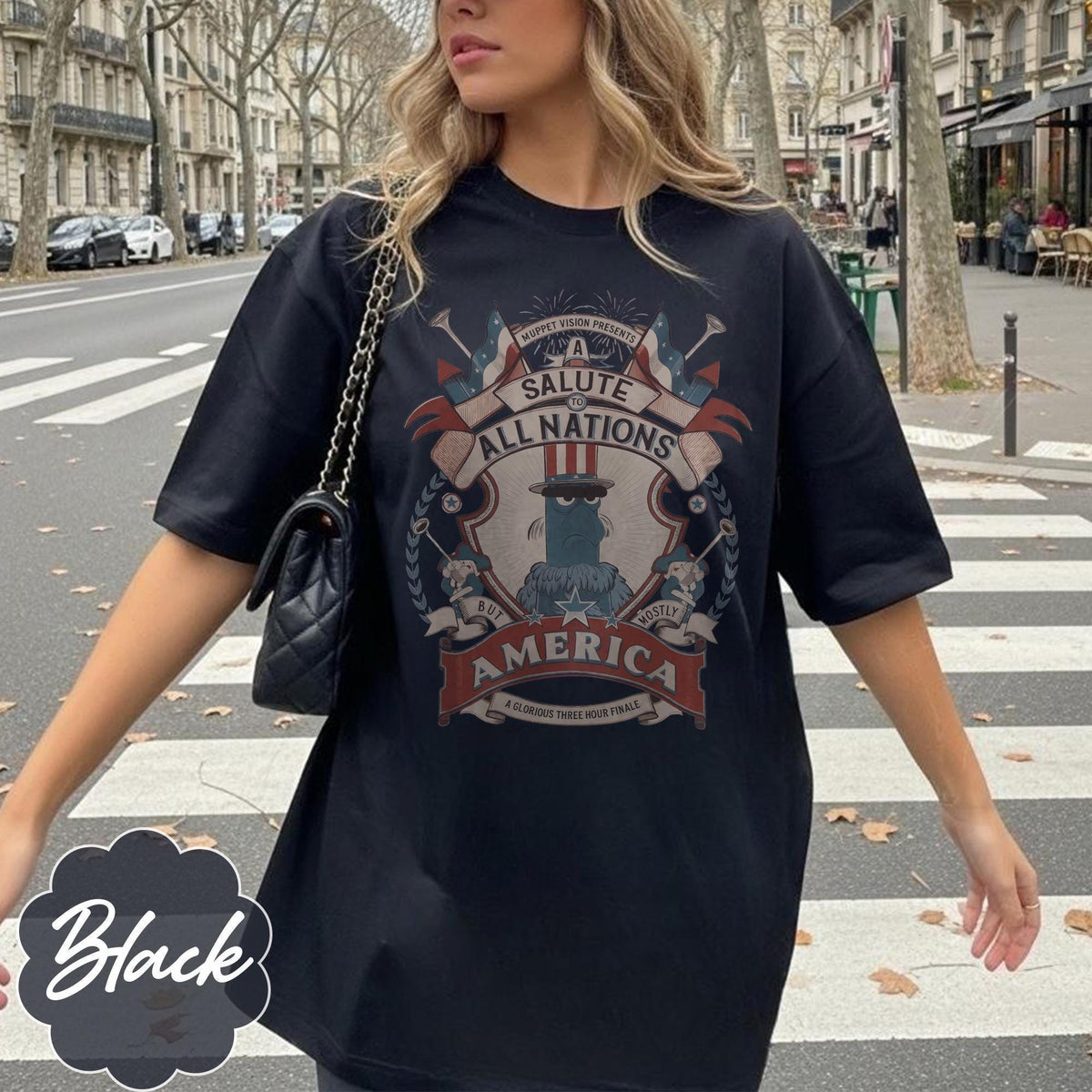Comfort Colors A Salute To All Nations Mostly America — Comfort Colors Tee fan art by Snagva (6)