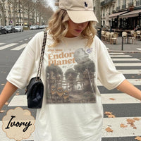 Retro Star Wars Endor Ewok Planet — Comfort Colors Tee fan art by Snagva