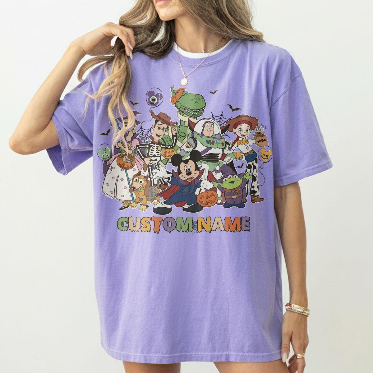 Custom Disney Pixar Halloween — Bella+Canvas Tee fan art by Snagva (5)