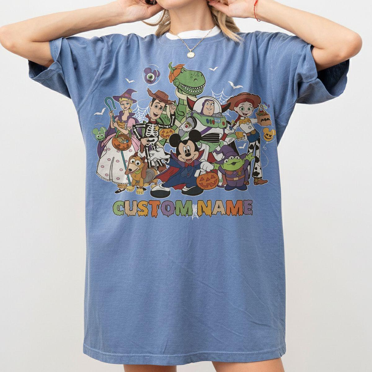 Custom Disney Pixar Halloween — Gildan Sweatshirt fan art by Snagva (7)