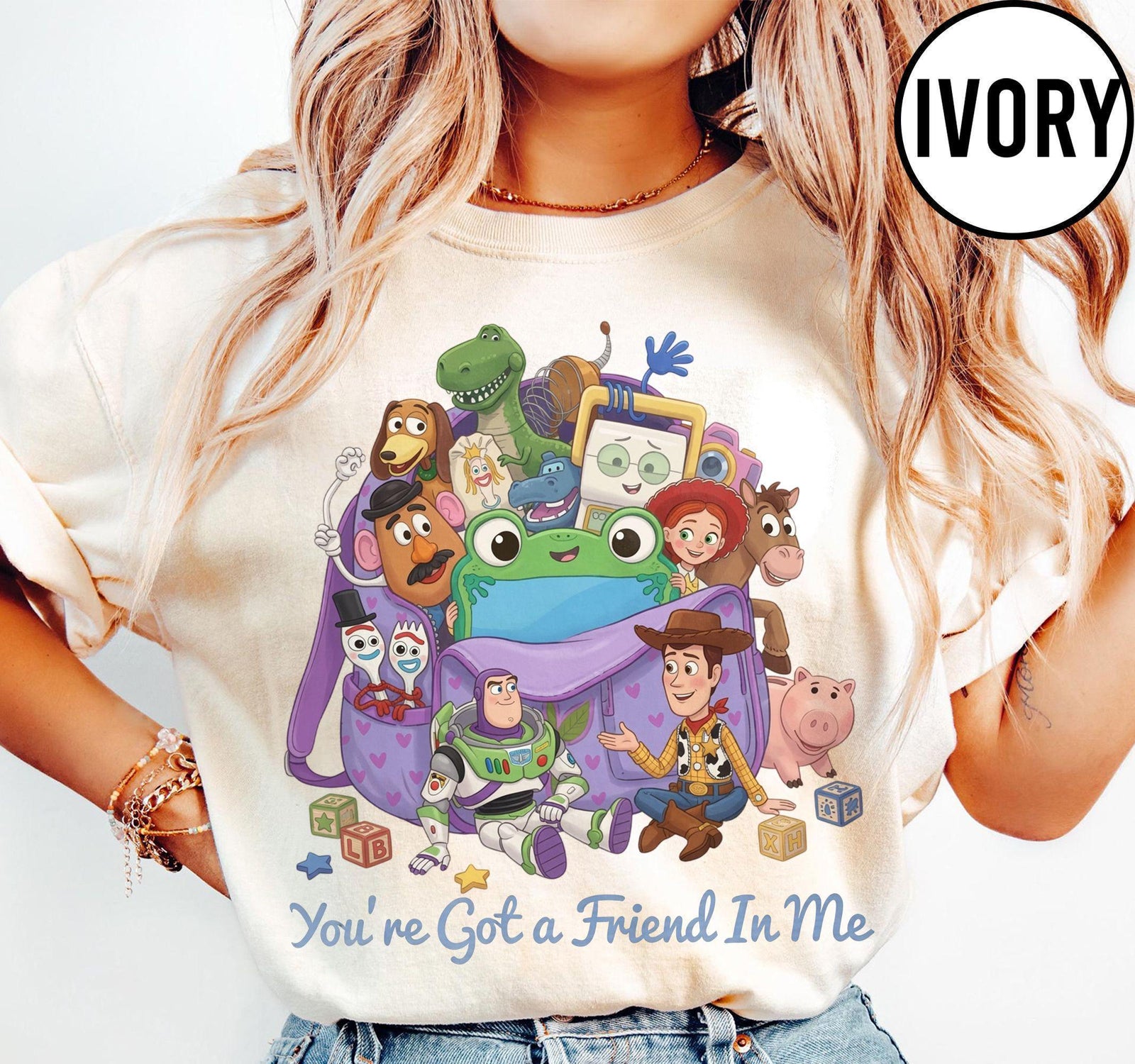 Toy Story Characters — Gildan Hoodie fan art by Snagva