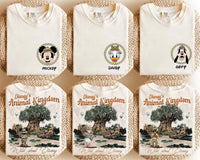 2-Sided Comfort Colors Disney Animal Kingdom Safari Shirts — Bella+Canvas Tee fan art by Snagva
