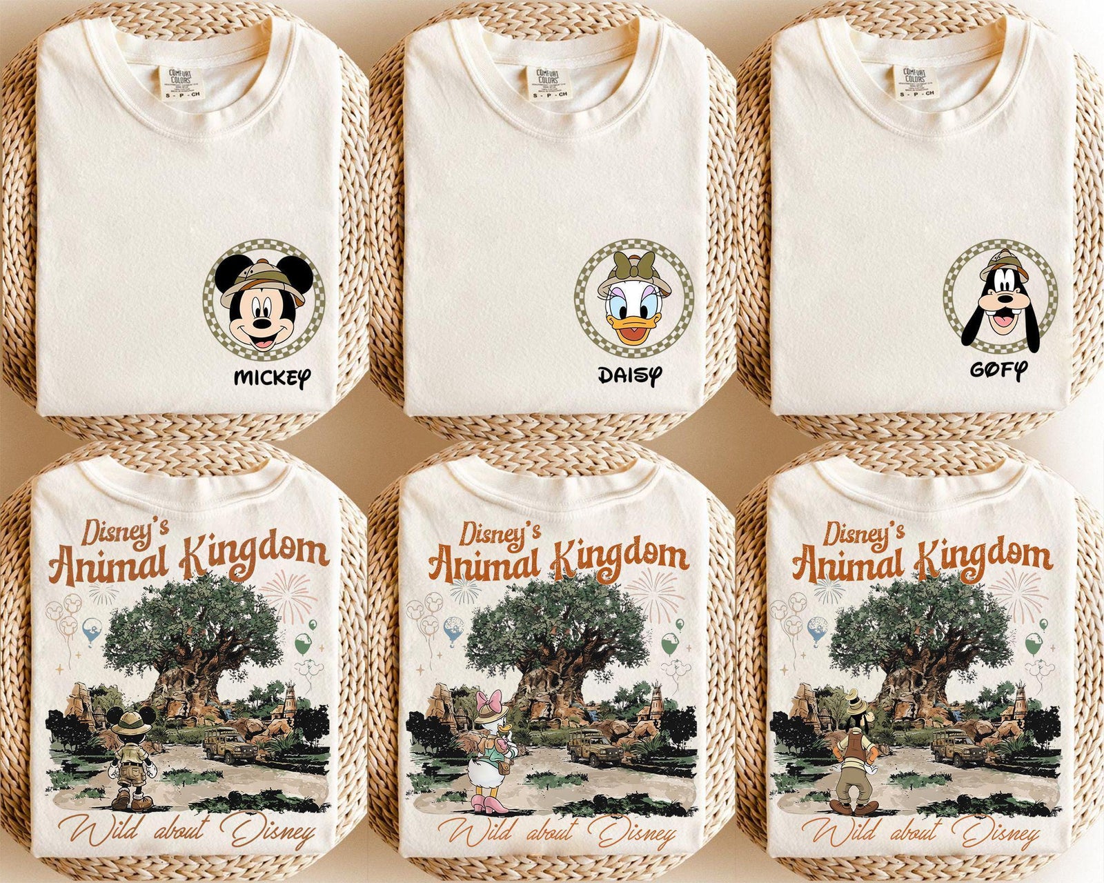 2-Sided Comfort Colors Disney Animal Kingdom Safari Shirts — Gildan Hoodie fan art by Snagva