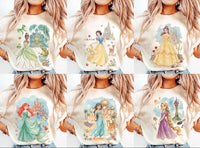 Retro Disney Princess Coquette Bow — Gildan Sweatshirt fan art by Snagva
