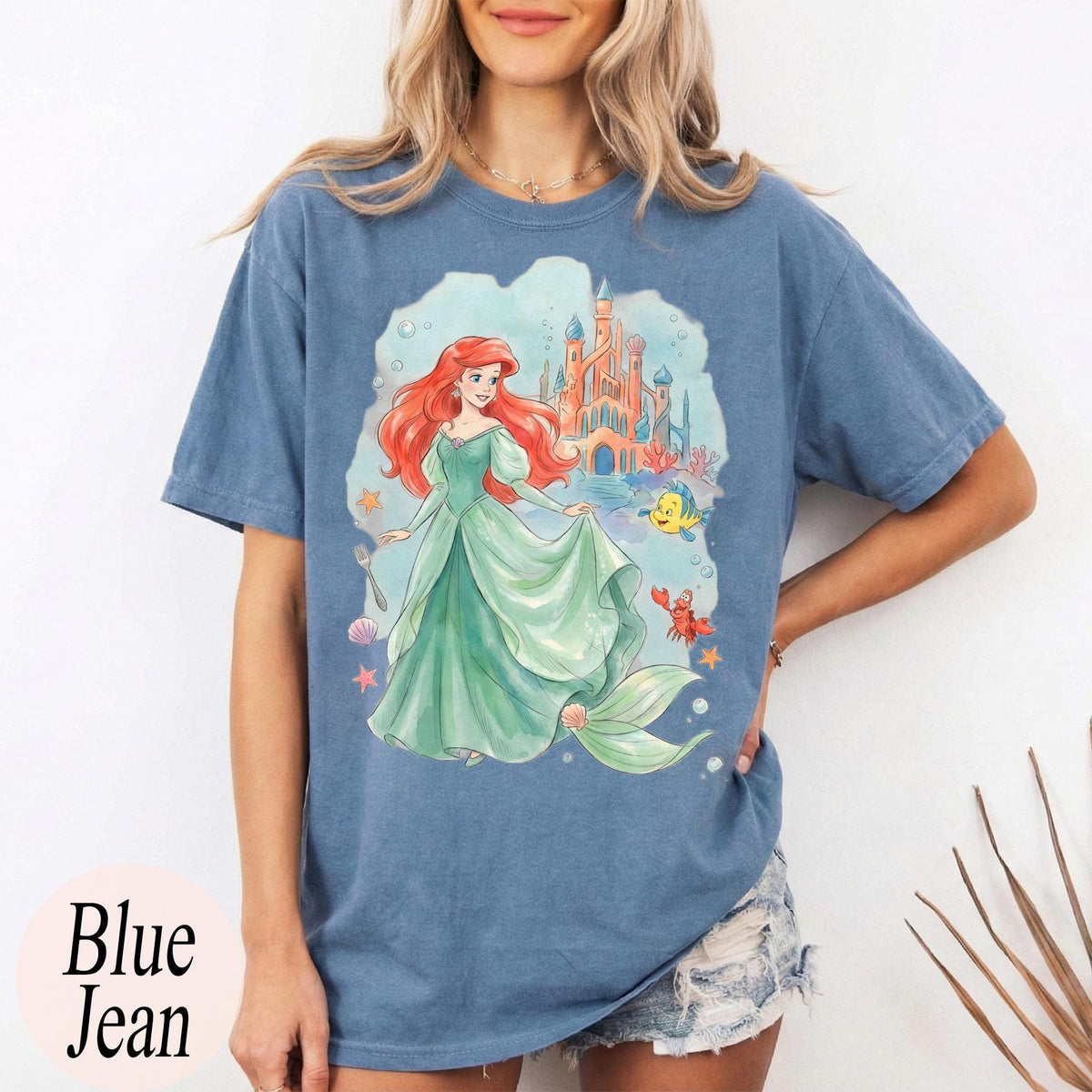 Retro Disney Princess Coquette Bow — Bella+Canvas Tee fan art by Snagva (5)