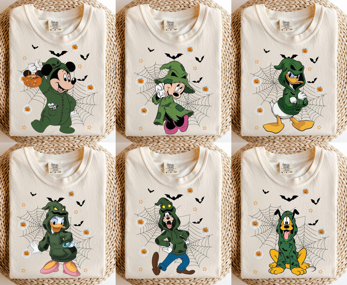 Retro Comfort Colors Mickey & Friends Costume Oogie Boogie B — Gildan Sweatshirt fan art by Snagva