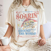Retro Soarin Around the World — Bella+Canvas Tee fan art by Snagva