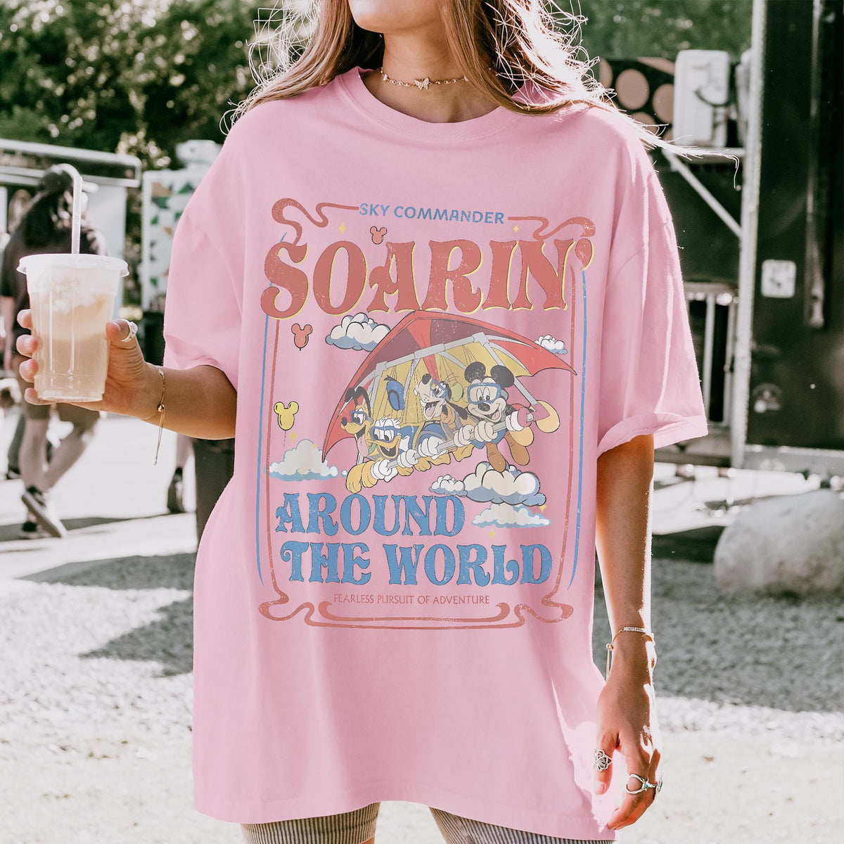 Retro Soarin Around the World — Bella+Canvas Tee fan art by Snagva (2)