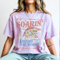 Retro Soarin Around the World — Bella+Canvas Tee fan art by Snagva (4)