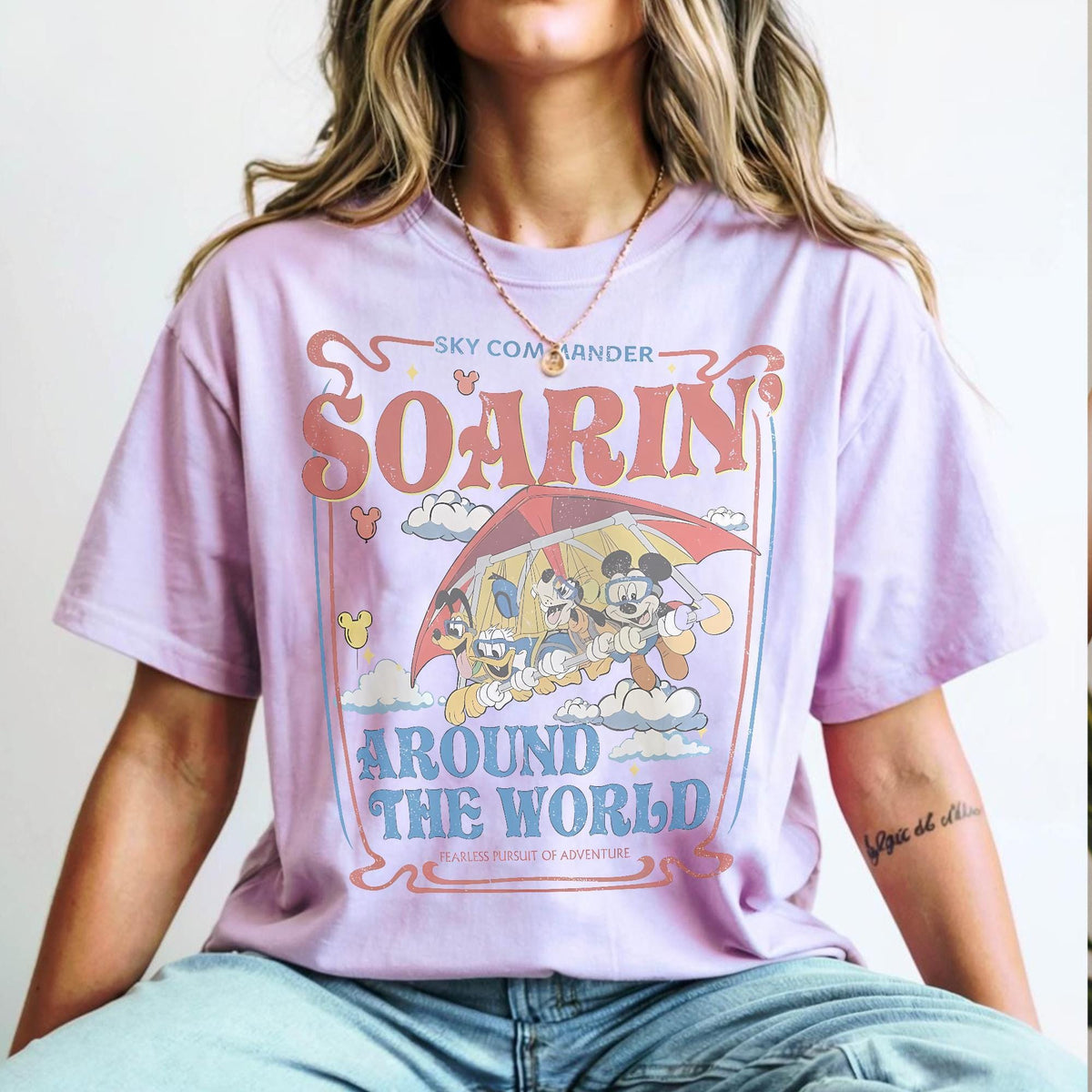 Retro Soarin Around the World — Comfort Colors Tee fan art by Snagva (4)