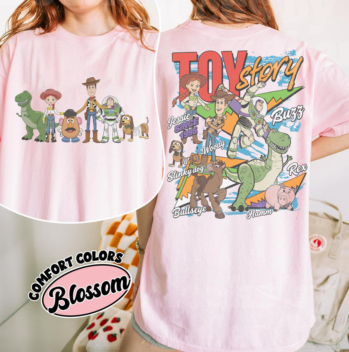 Toy Story 1995 Retro Comfort Colors — Bella+Canvas Tee fan art by Snagva