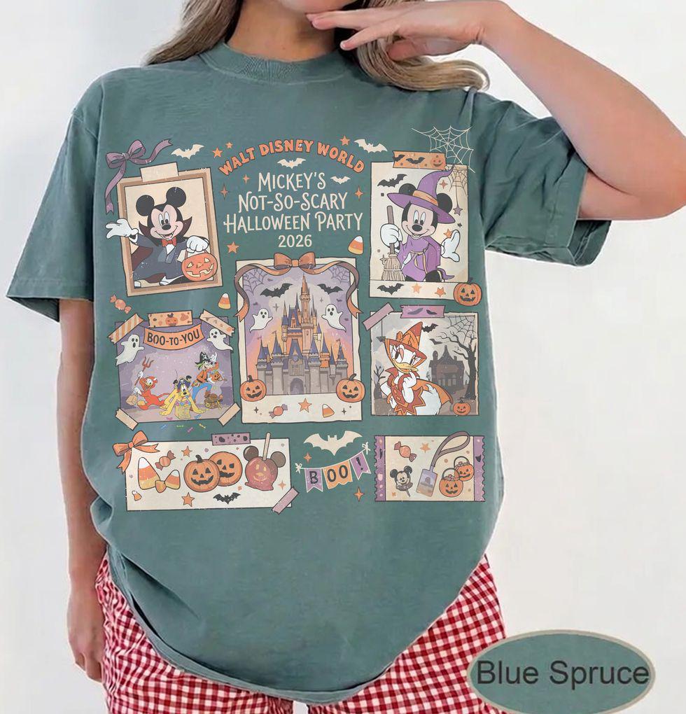 Retro Comfort Colors Disneyworld Halloween — Bella+Canvas Tee fan art by Snagva (4)