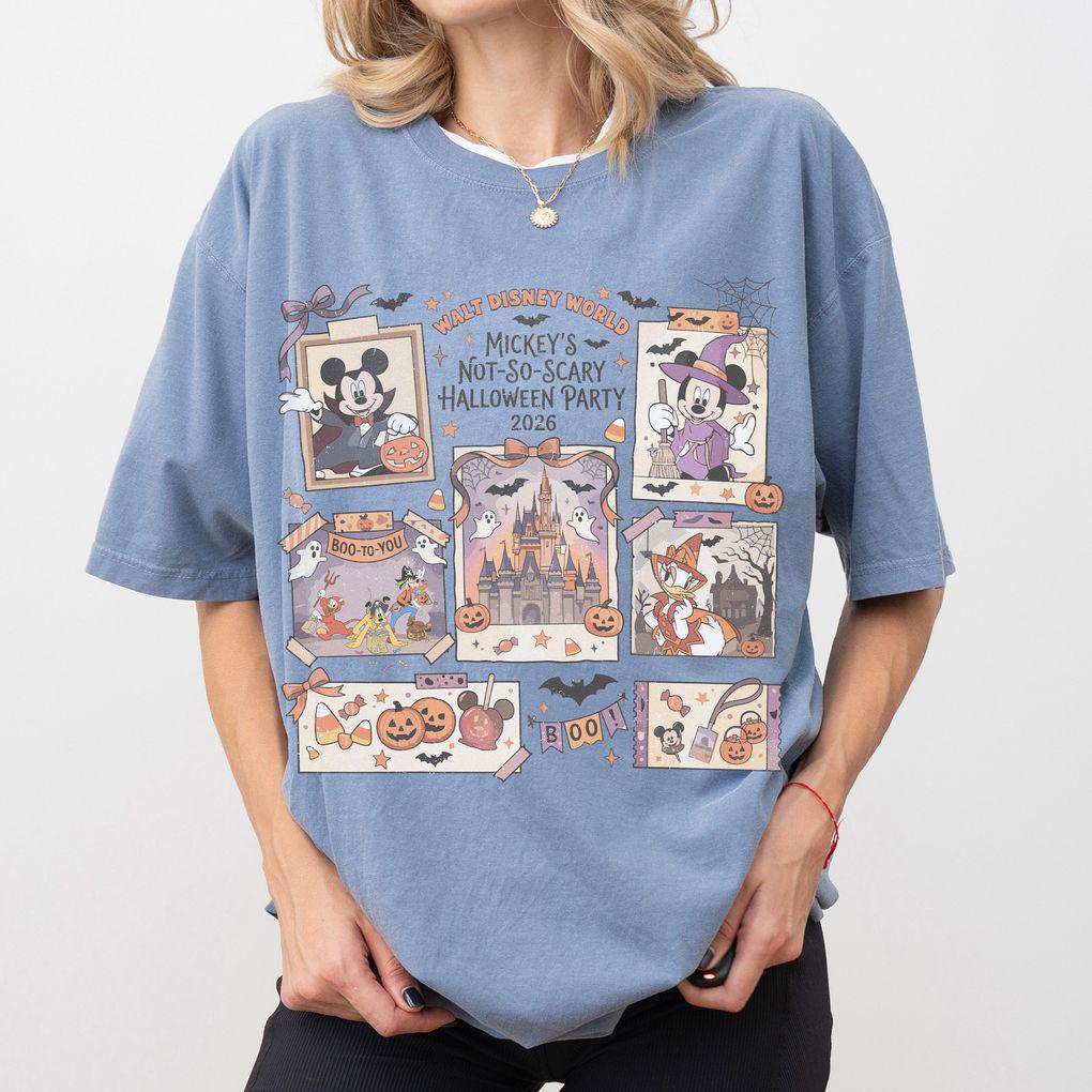 Retro Comfort Colors Disneyworld Halloween — Bella+Canvas Tee fan art by Snagva (5)