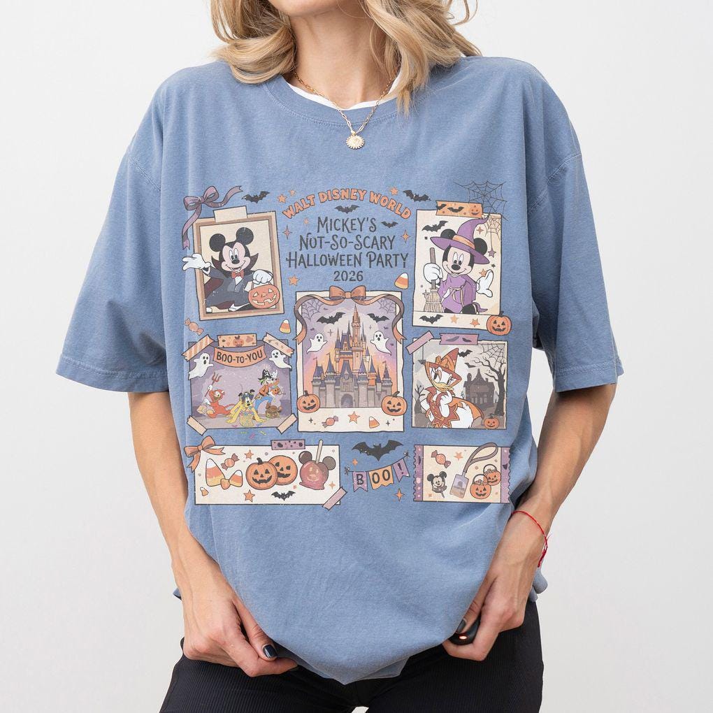 Retro Comfort Colors Disneyworld Halloween — Gildan Hoodie fan art by Snagva (5)