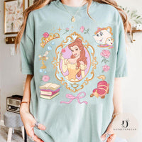 Coquette Disney Belle Princess — Gildan Sweatshirt fan art by Snagva (4)