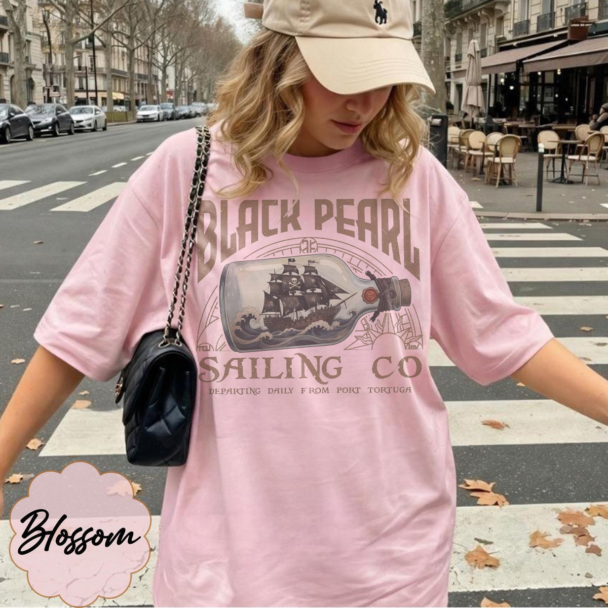 Disney Pirates Black Pearl Sailing and Co — Comfort Colors Tee fan art by Snagva (4)