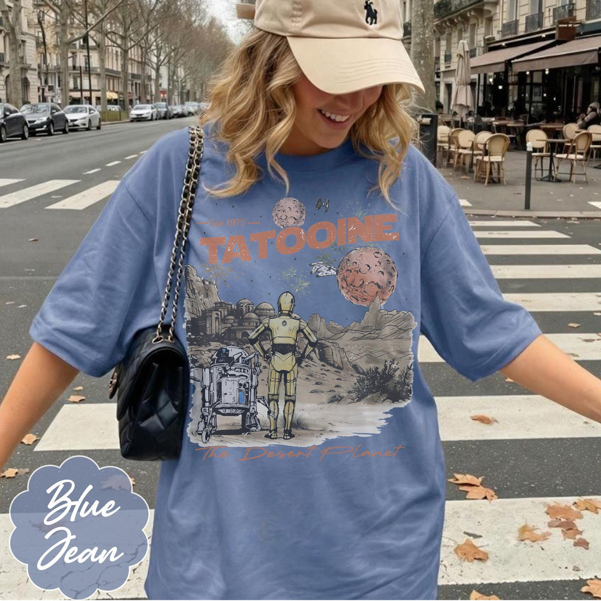 Star Wars Tatooine 1977 The Desert Planet — Gildan Sweatshirt fan art by Snagva (2)
