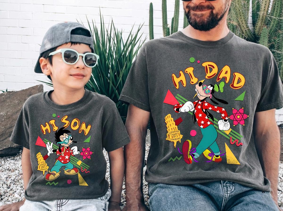 Hi Dad Hi Son Goofy Max — Gildan Hoodie fan art by Snagva (4)