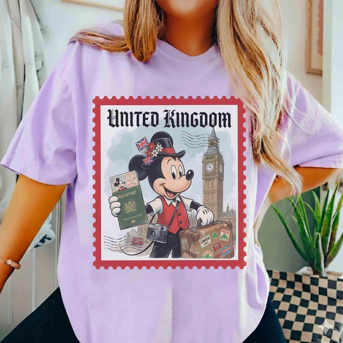 Retro Disney Mickey Mouse Epcot World Showcase — Comfort Colors Tee fan art by Snagva (5)