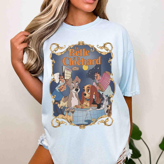Comfort Colors Lady Tramp Spaghetti Eating — Gildan Sweatshirt