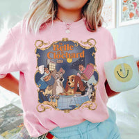 Comfort Colors Lady Tramp Spaghetti Eating — Bella+Canvas Tee fan art by Snagva (3)