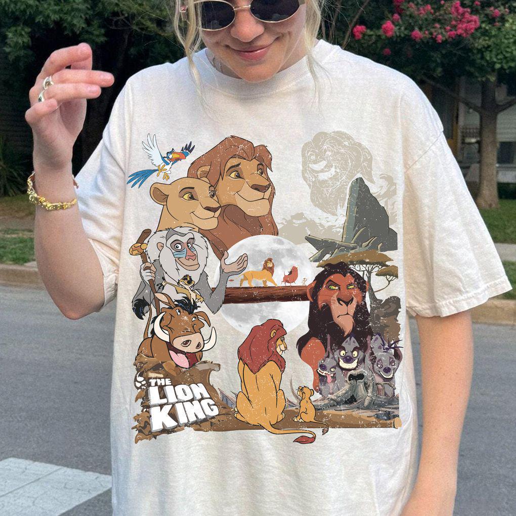 Retro Lion King — Gildan Sweatshirt fan art by Snagva
