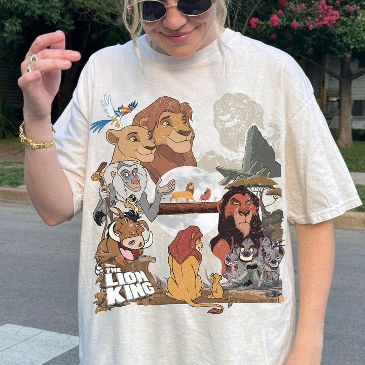 Retro Lion King — Gildan Sweatshirt fan art by Snagva