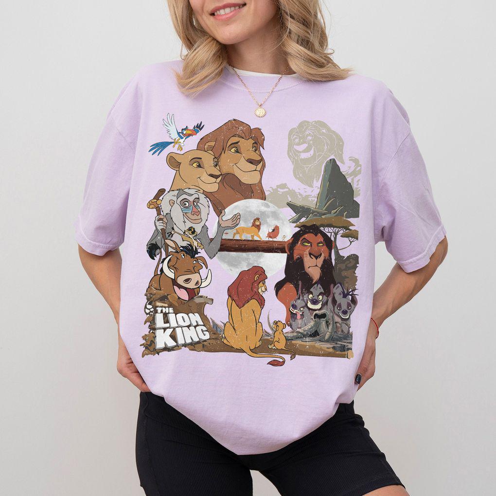 Retro Lion King — Gildan Sweatshirt fan art by Snagva (3)