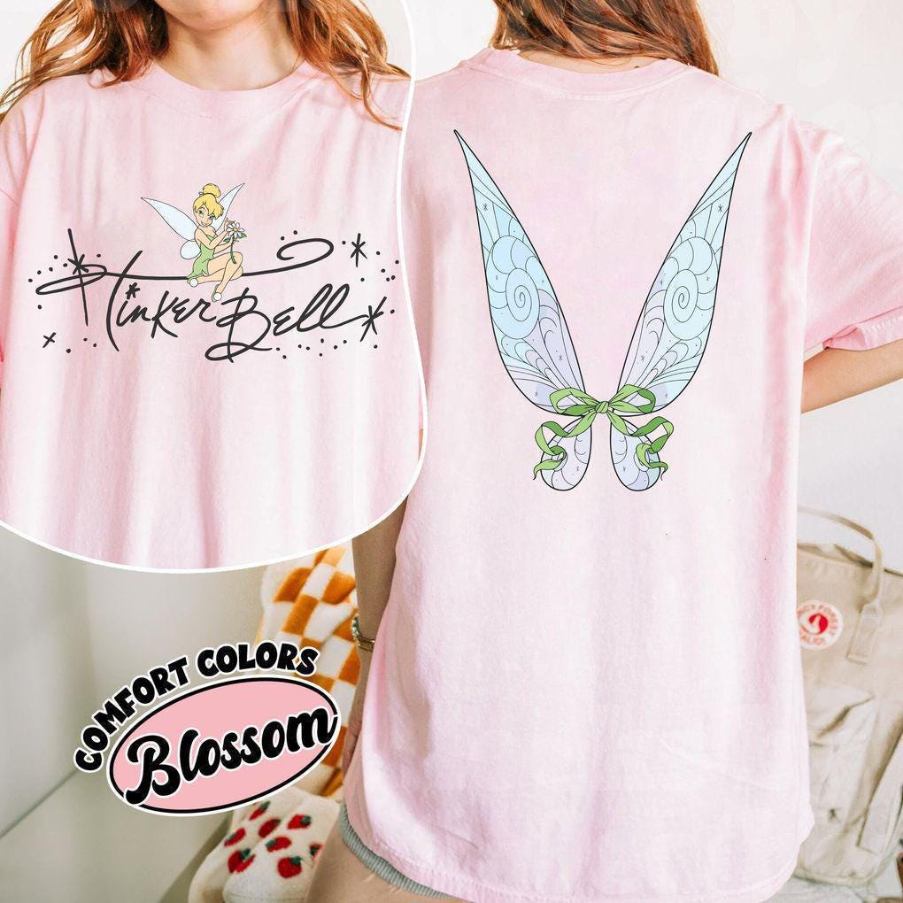 Retro Princess Tinkerbell — Comfort Colors Tee fan art by Snagva (3)