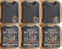 Custom Comfort Colors Mickey's Not So Scary Halloween Party  — Gildan Hoodie fan art by Snagva