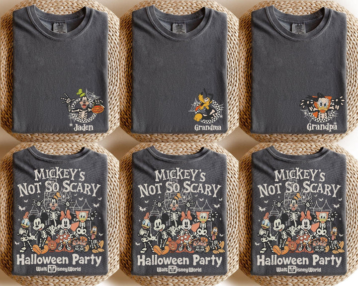 Custom Comfort Colors Mickey's Not So Scary Halloween Party  — Comfort Colors Tee fan art by Snagva