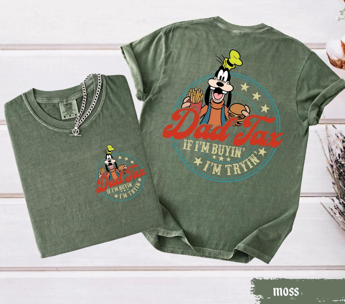 Comfort Colors© Dad Tax Goofy — Gildan Sweatshirt fan art by Snagva (5)