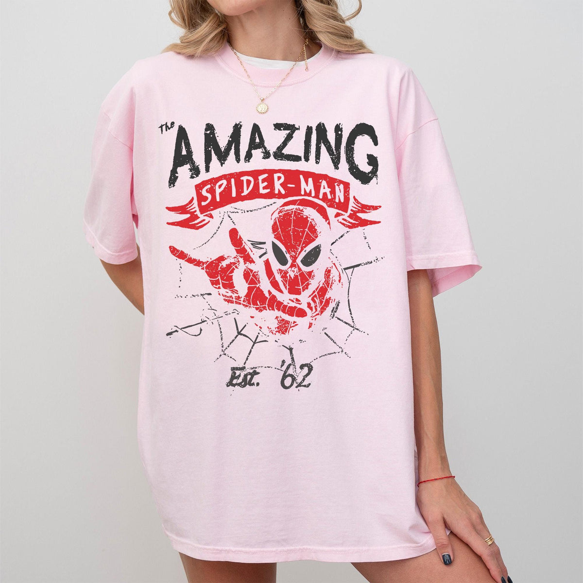 Retro Disney The Amazing Spider Man — Bella+Canvas Tee fan art by Snagva (2)