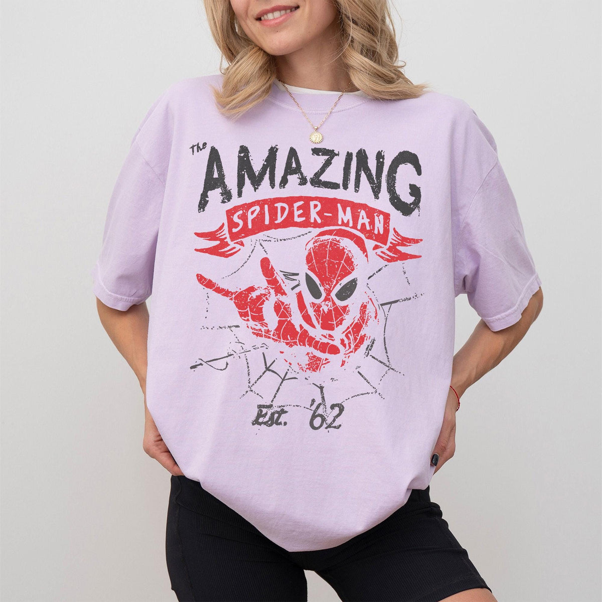 Retro Disney The Amazing Spider Man — Gildan Hoodie fan art by Snagva (3)
