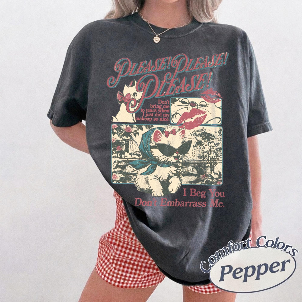 Retro Cat — Comfort Colors Tee fan art by Snagva (4)