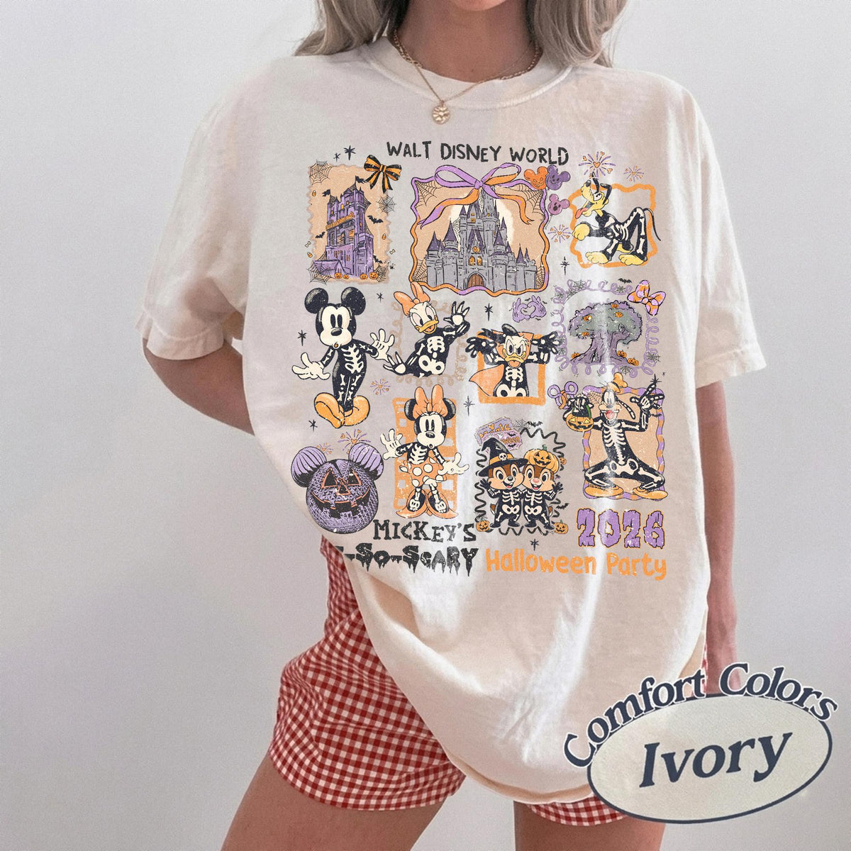 Retro Disneyworld Halloween — Comfort Colors Tee fan art by Snagva (4)