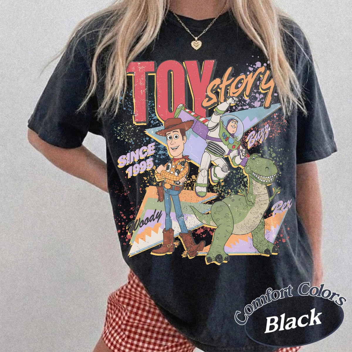 Comfort Colors Toy Story Since 1995 Retro — Gildan Sweatshirt fan art by Snagva (3)