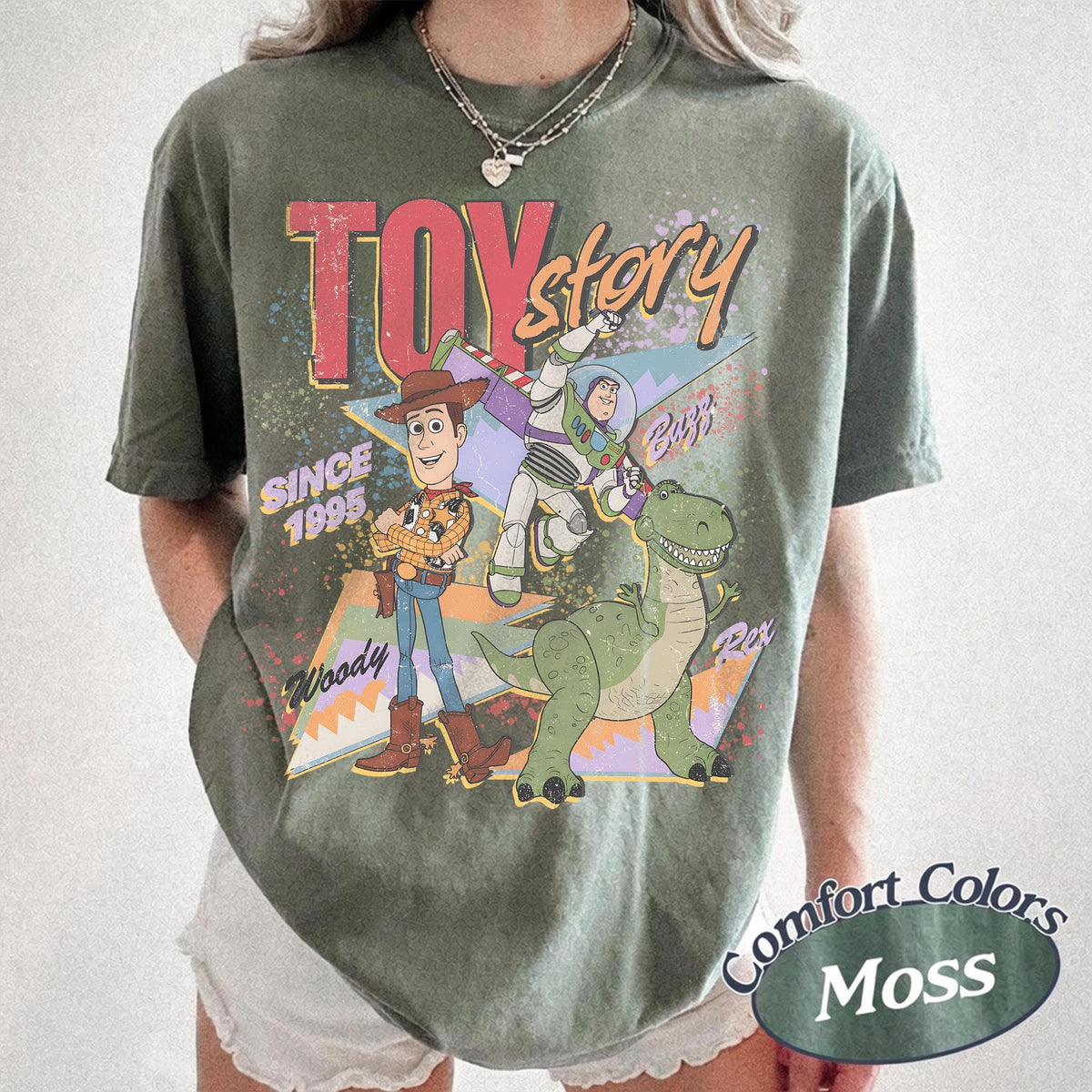 Comfort Colors Toy Story Since 1995 Retro — Gildan Hoodie fan art by Snagva (4)