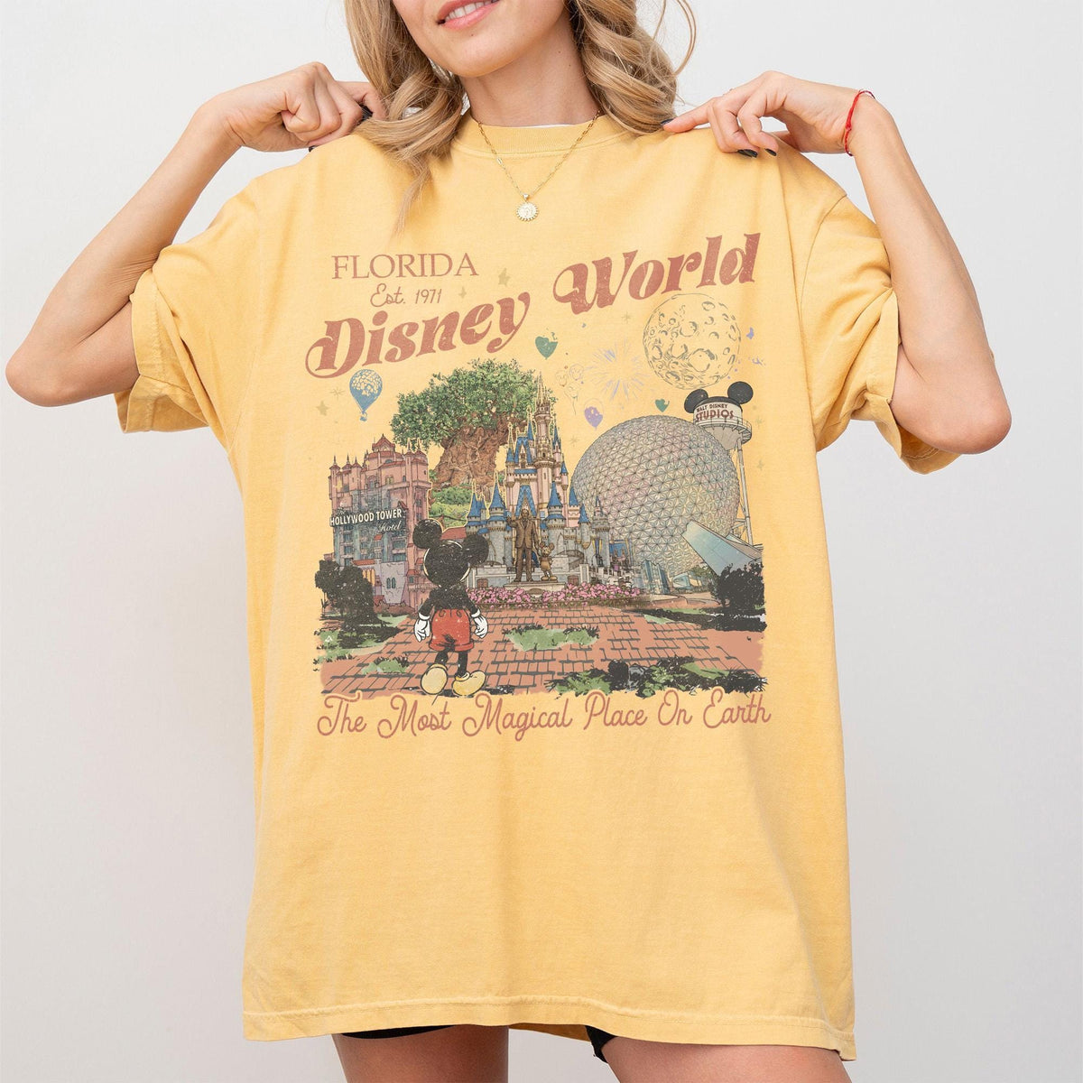 Retro Mickey Disneyworld Comfort Colors — Comfort Colors Tee fan art by Snagva (7)