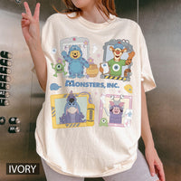 Retro Monsters Inc Winnie The Pooh Comfort Colors — Comfort Colors Tee fan art by Snagva (5)
