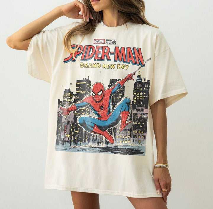 Retro Spider-Man Brand New Day Comfort Colors — Gildan Hoodie fan art by Snagva