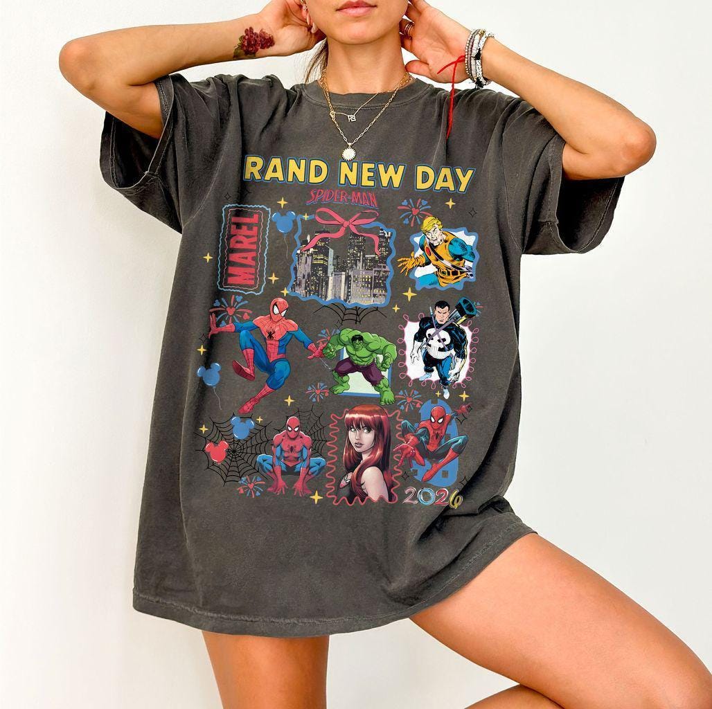 Retro Spider-Man Brand New Day Comfort Colors — Bella+Canvas Tee fan art by Snagva