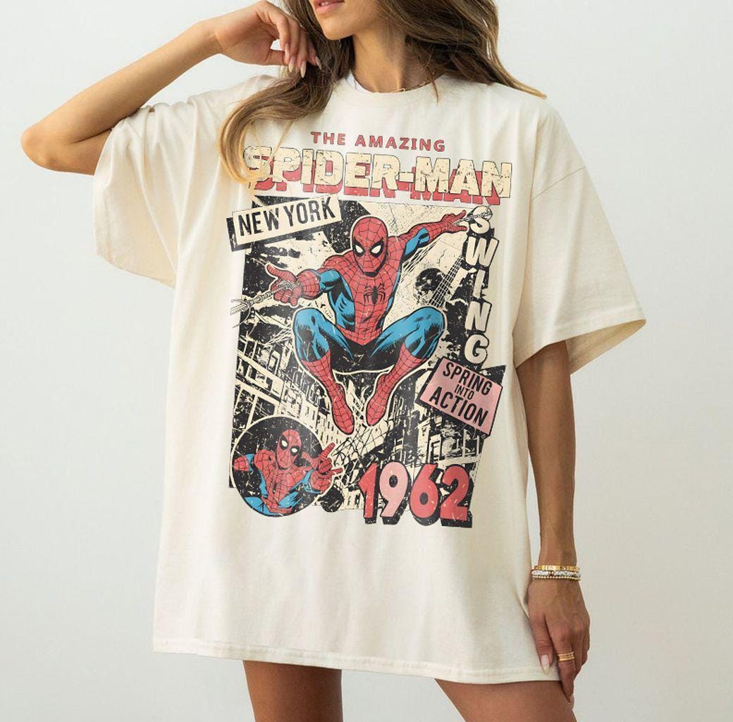 Retro Spider-Man Comfort Colors — Comfort Colors Tee fan art by Snagva