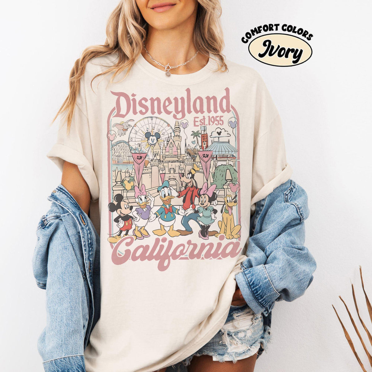 Retro Disneyland California Comfort Colors — Comfort Colors Tee fan art by Snagva
