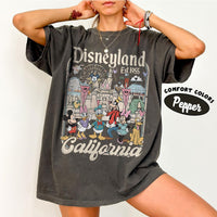Retro Disneyland California Comfort Colors — Bella+Canvas Tee fan art by Snagva (6)