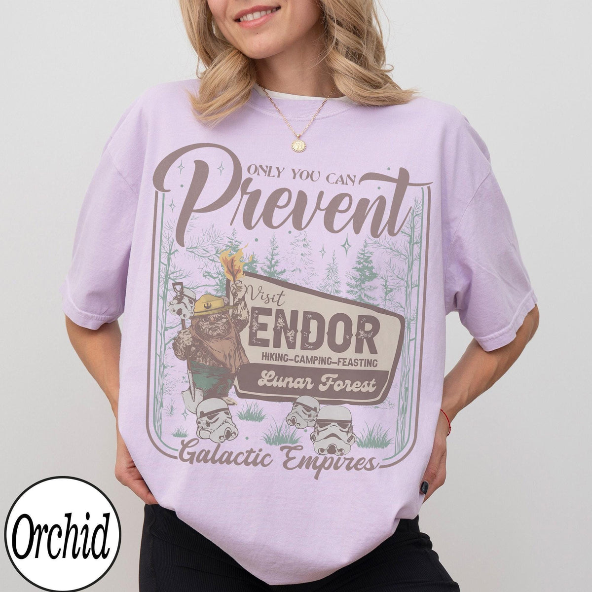 Comfort Colors® Ewok Star Wars — Bella+Canvas Tee fan art by Snagva (2)