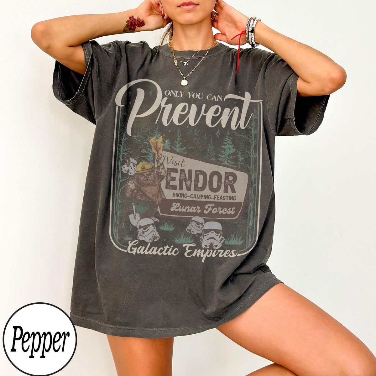 Comfort Colors® Ewok Star Wars — Bella+Canvas Tee fan art by Snagva (5)
