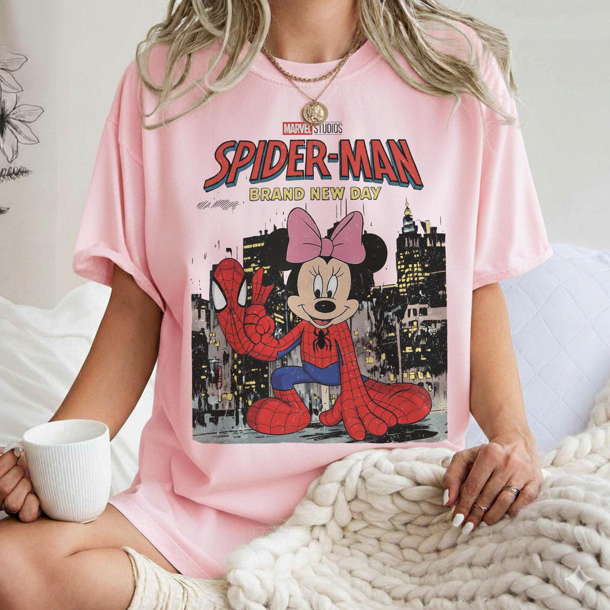 Personalized Retro Disney Spider-Man Brand New Day — Gildan Hoodie fan art by Snagva (2)