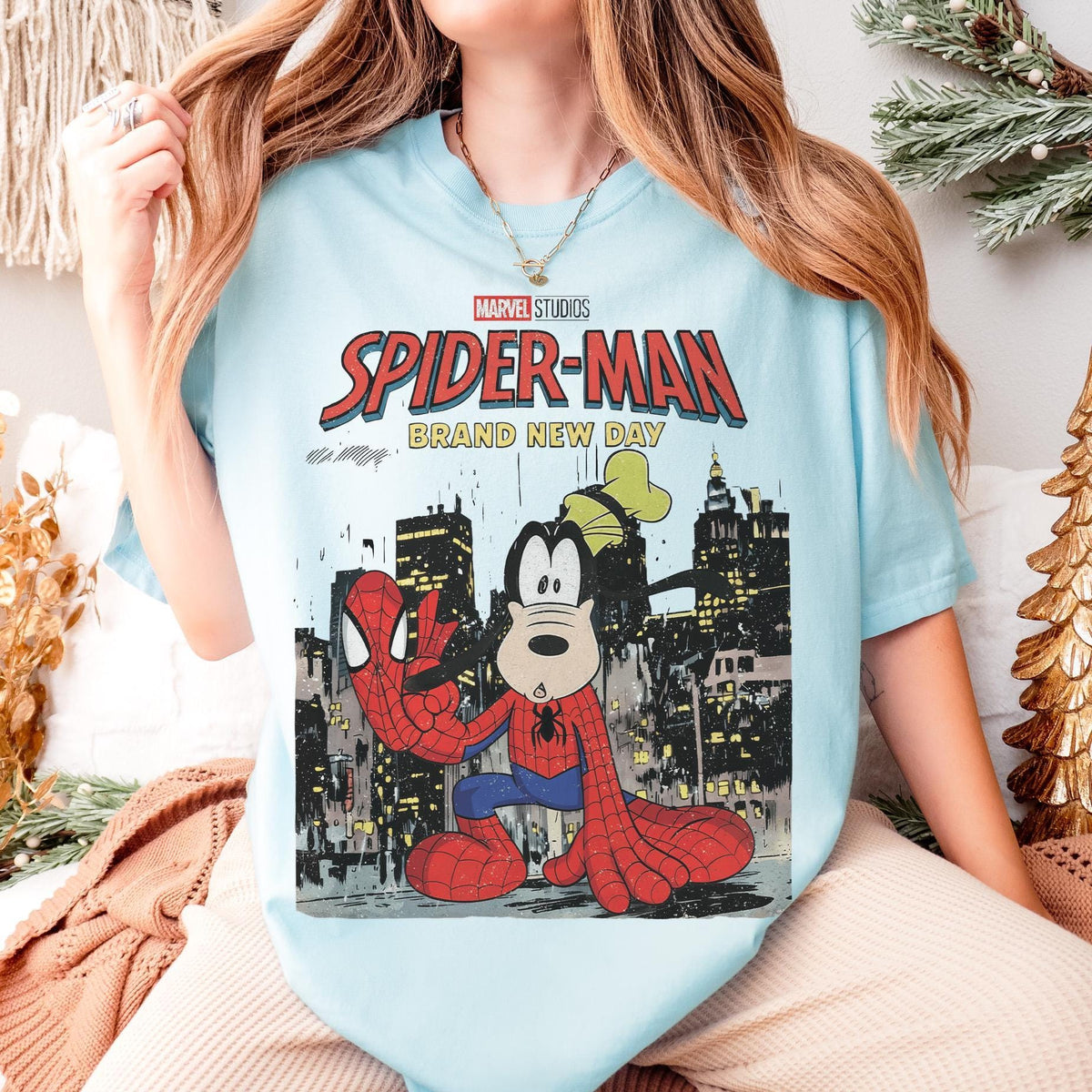 Personalized Retro Disney Spider-Man Brand New Day — Gildan Hoodie fan art by Snagva (4)
