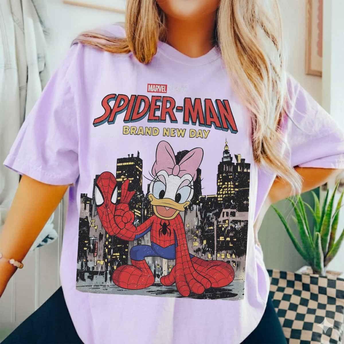 Personalized Retro Disney Spider-Man Brand New Day — Bella+Canvas Tee fan art by Snagva (5)